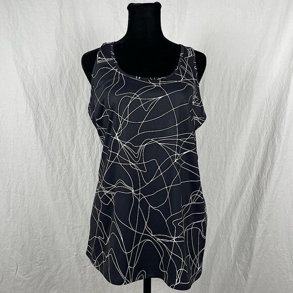 Fabletics Racer Back Mesh Activewear Tank Top - Women’s M - Picture 2 of 6